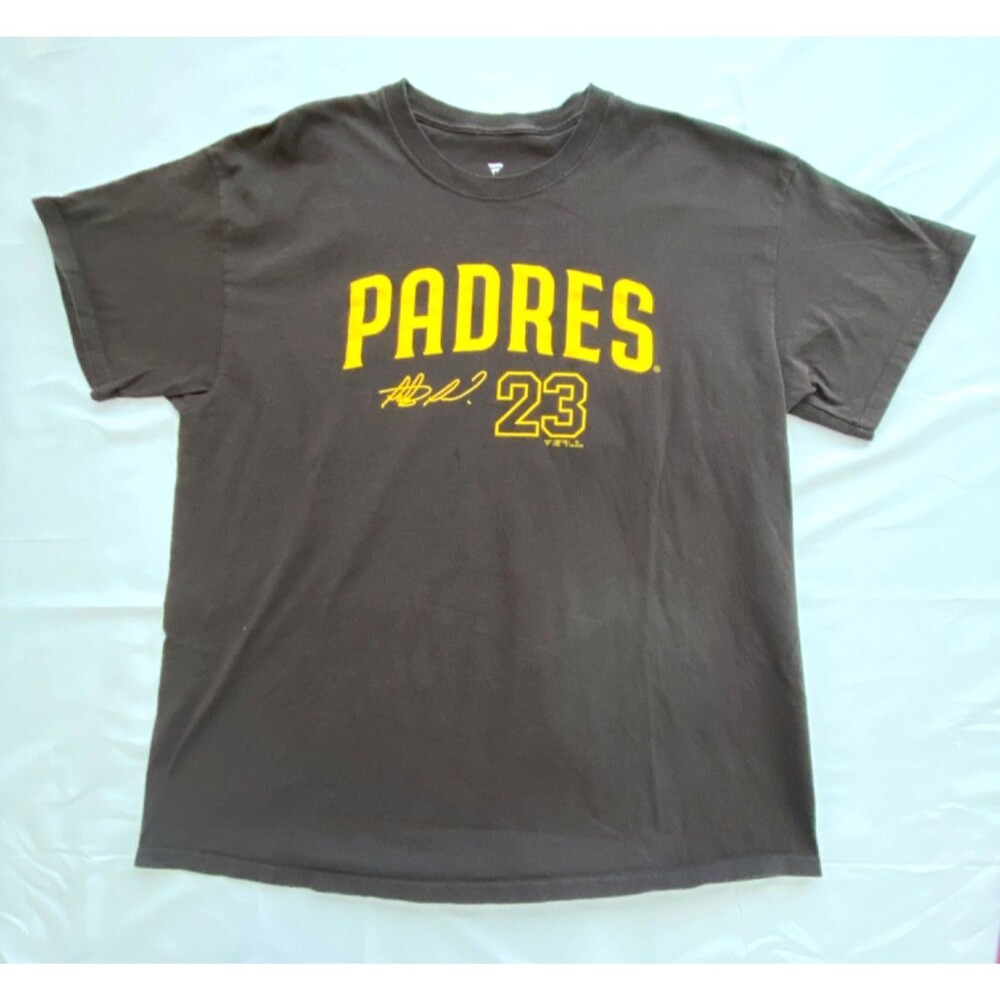 Fanatics San Diego Padres Fernando Tatis Jr #23 Brown T-Shirt Men's XL